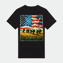 Load image into Gallery viewer, Patriotic American Flag Mens Premium T-Shirt
