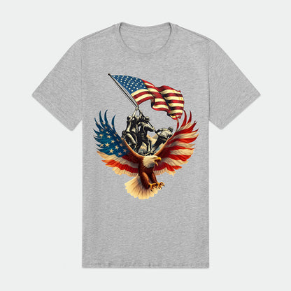 Vintage eagles American Flag Mens Premium T-Shirt