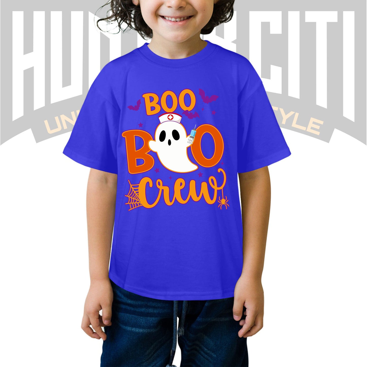 Boo Boo Crew Nurse Halloween Shirt for Kids - Cute Nurse Halloween T-Shirt