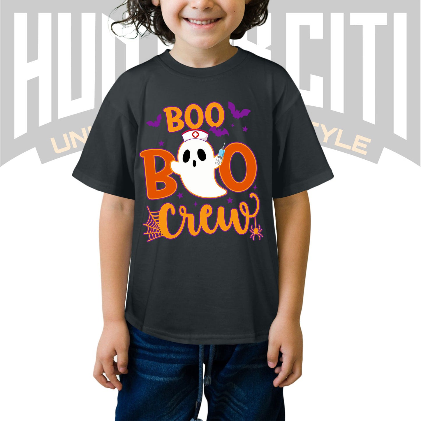 Boo Boo Crew Nurse Halloween Shirt for Kids - Cute Nurse Halloween T-Shirt