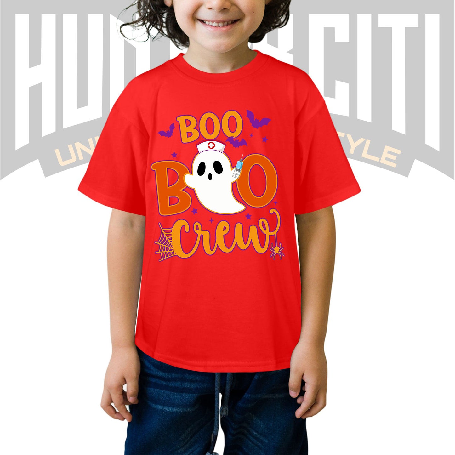 Boo Boo Crew Nurse Halloween Shirt for Kids - Cute Nurse Halloween T-Shirt