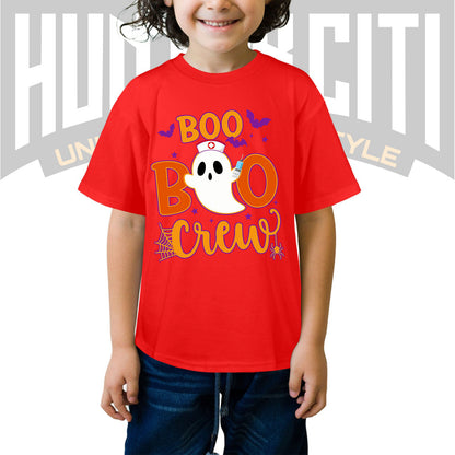 Boo Boo Crew Nurse Halloween Shirt for Kids - Cute Nurse Halloween T-Shirt
