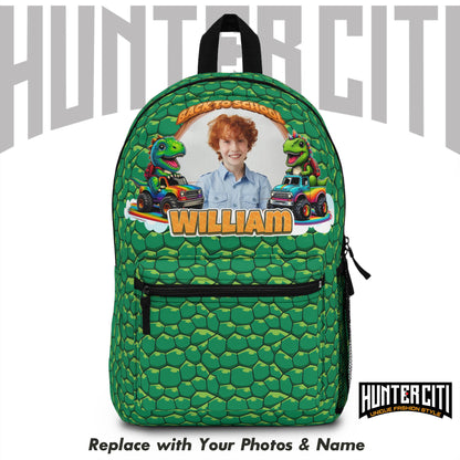 Personalised childs backpack – Custom Name & Photo | Astronaut, Unicorn, Dinosaur, Tie Dye Designs