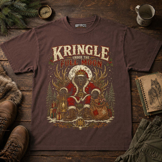Kringle Under The Full Moon Werewolf T-Shirt