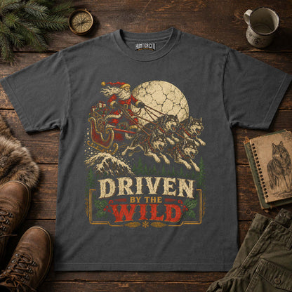 Driven By The Wild Santa Wolf Pack T-Shirt