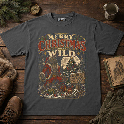 Merry Christmas From The Wild Rugged T-Shirt