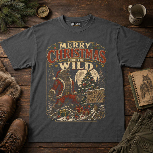 Merry Christmas From The Wild Rugged T-Shirt