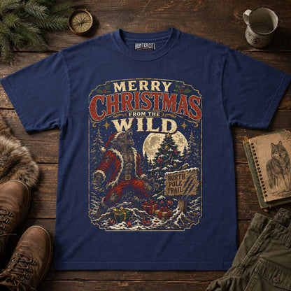 Merry Christmas From The Wild Rugged T-Shirt