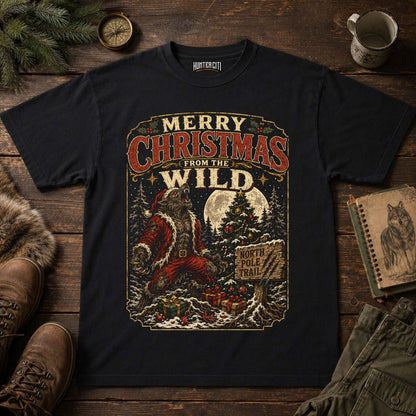 Merry Christmas From The Wild Rugged T-Shirt
