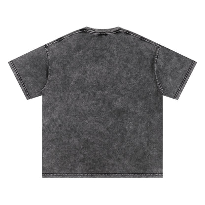 The Mountain Wolf T-Shirt, Vintage 90s Style Wolf Graphic Tee, Oversize Acid Wash Unisex T-Shirt, Perfect Gift for Wolf Lovers
