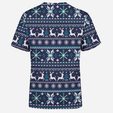 Load image into Gallery viewer, Funny Christmas Wolf Sorry Santa I’ve Been Feral Holiday Gift for Animal Lovers Mens T-Shirt
