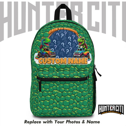 Personalised childs backpack – Custom Name & Photo | Astronaut, Unicorn, Dinosaur, Tie Dye Designs