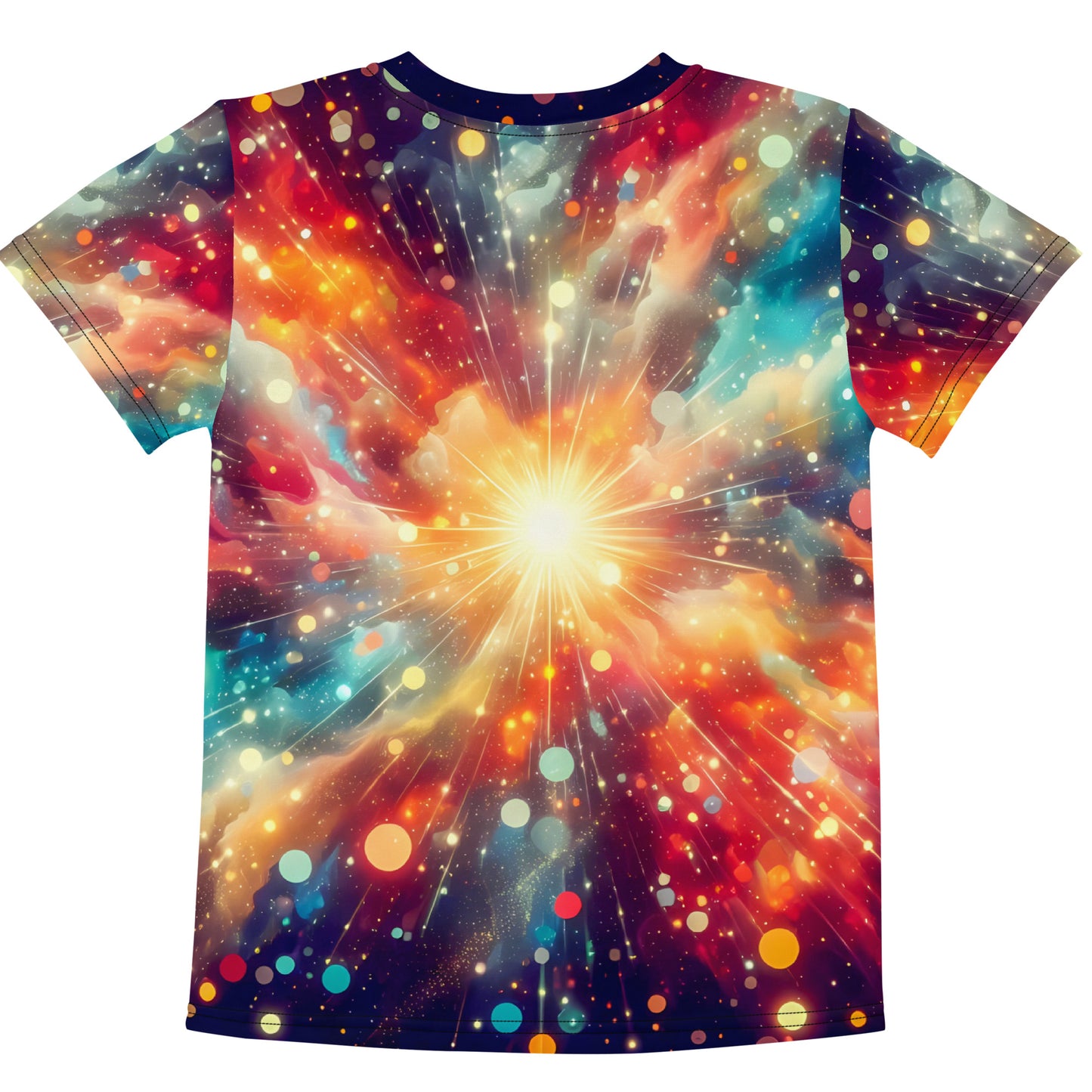 Wolf Mosaic Galaxy Vintage Kids T-shirt