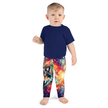 Load image into Gallery viewer, Wolf Mosaic Galaxy Vintage  Kid&#39;s Leggings
