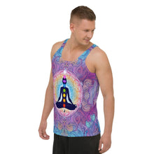 Load image into Gallery viewer, 9 Chakras Unisex Tank Top
