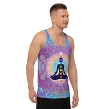 Load image into Gallery viewer, 9 Chakras Unisex Tank Top
