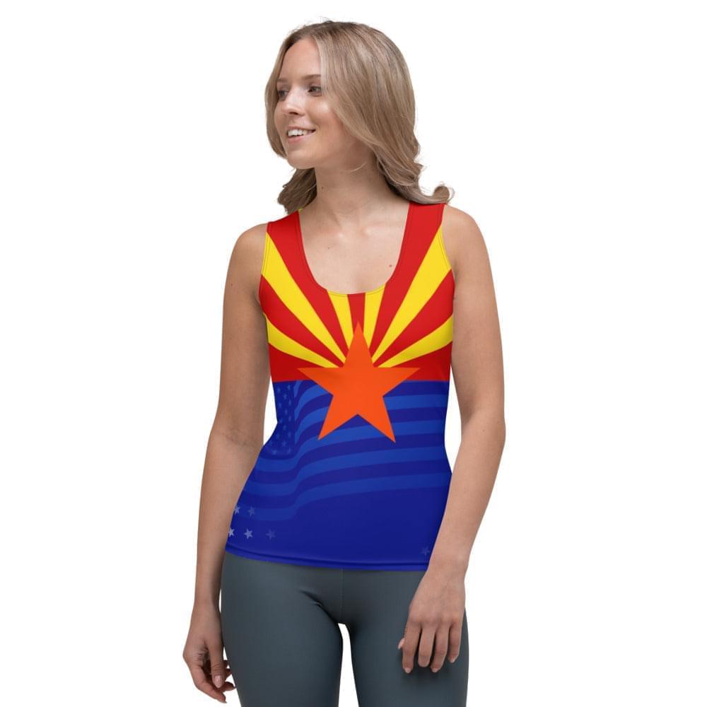 Arizona Flag Women Tank Top
