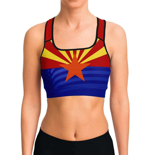 Arizona Flag Sports Bra