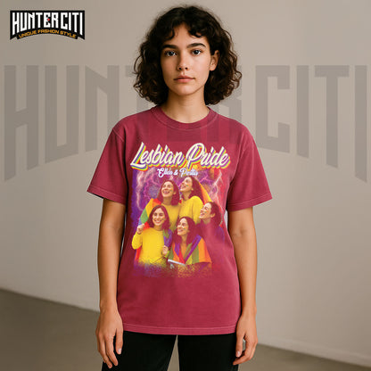 Custom LGBT Comfort Colors T-Shirt – Add Photo & Text Pride Shirt