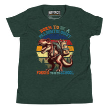 Load image into Gallery viewer, Born To Be A Paleontologist Forced To Go To School Vintage Youth T-Shirt
