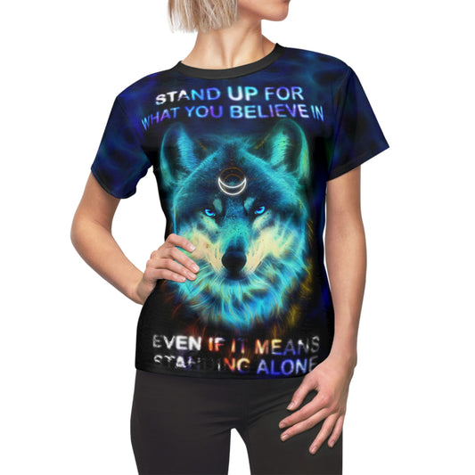 Dream Wolf What You Believe In Women's T-Shirt