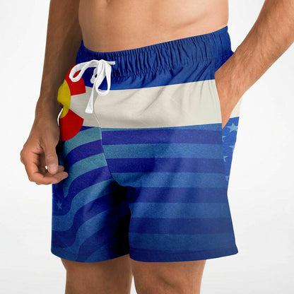 Colorado Flag Athletic Shorts