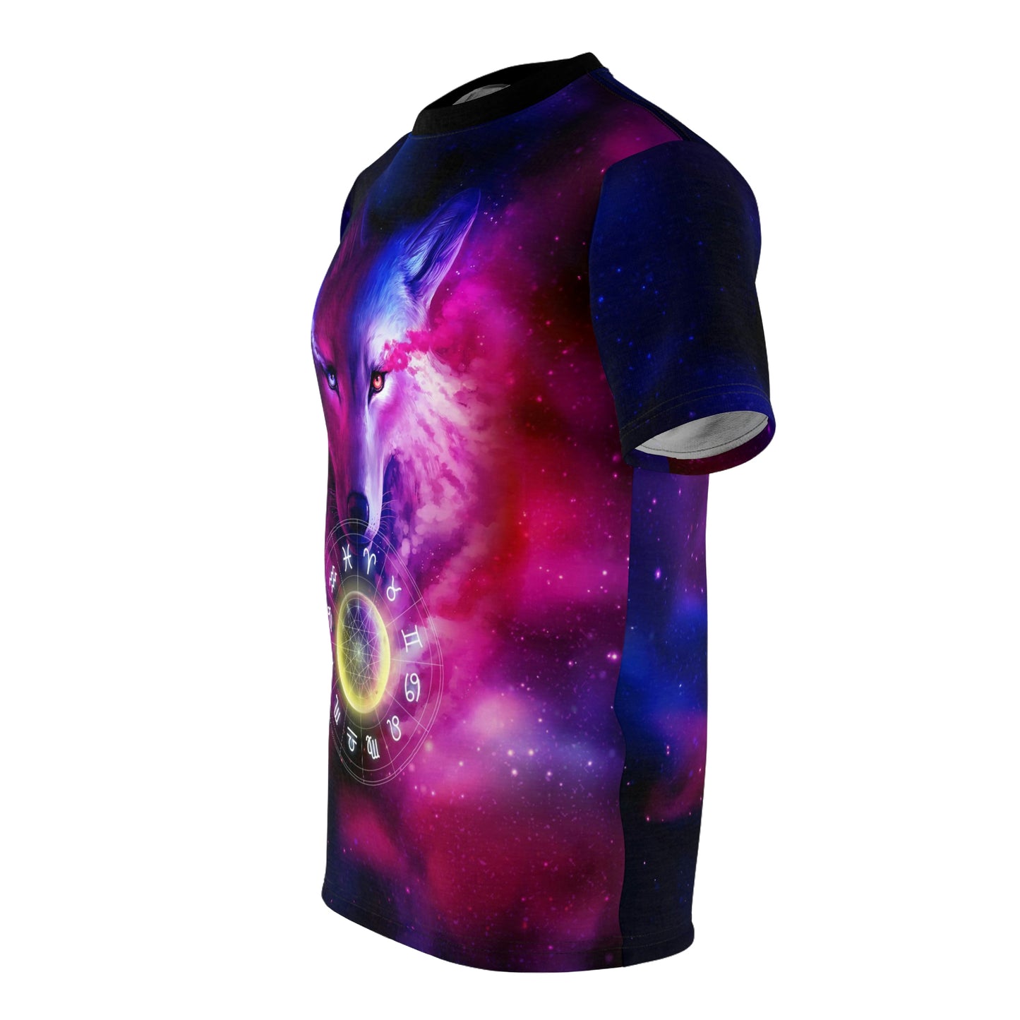 Wolf galaxy and zodiac T-Shirt