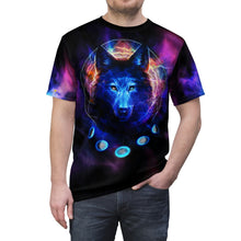 Load image into Gallery viewer, Wolf Moon Galaxy T-Shirt
