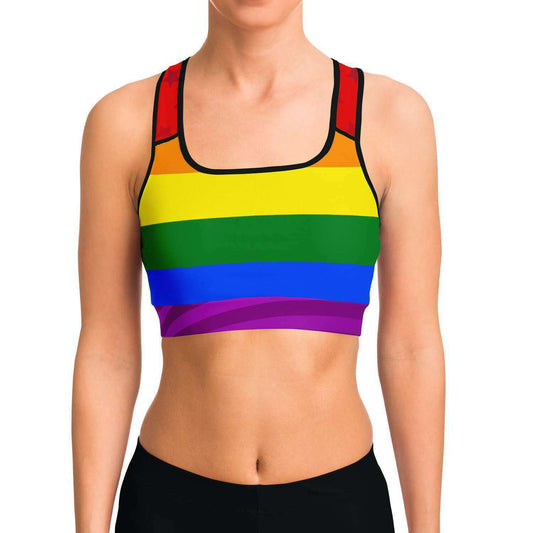 Rainbow Flag Sports Bra