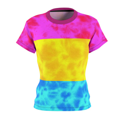 Pansexual Pride Flag Tie dye Women's T-Shirt