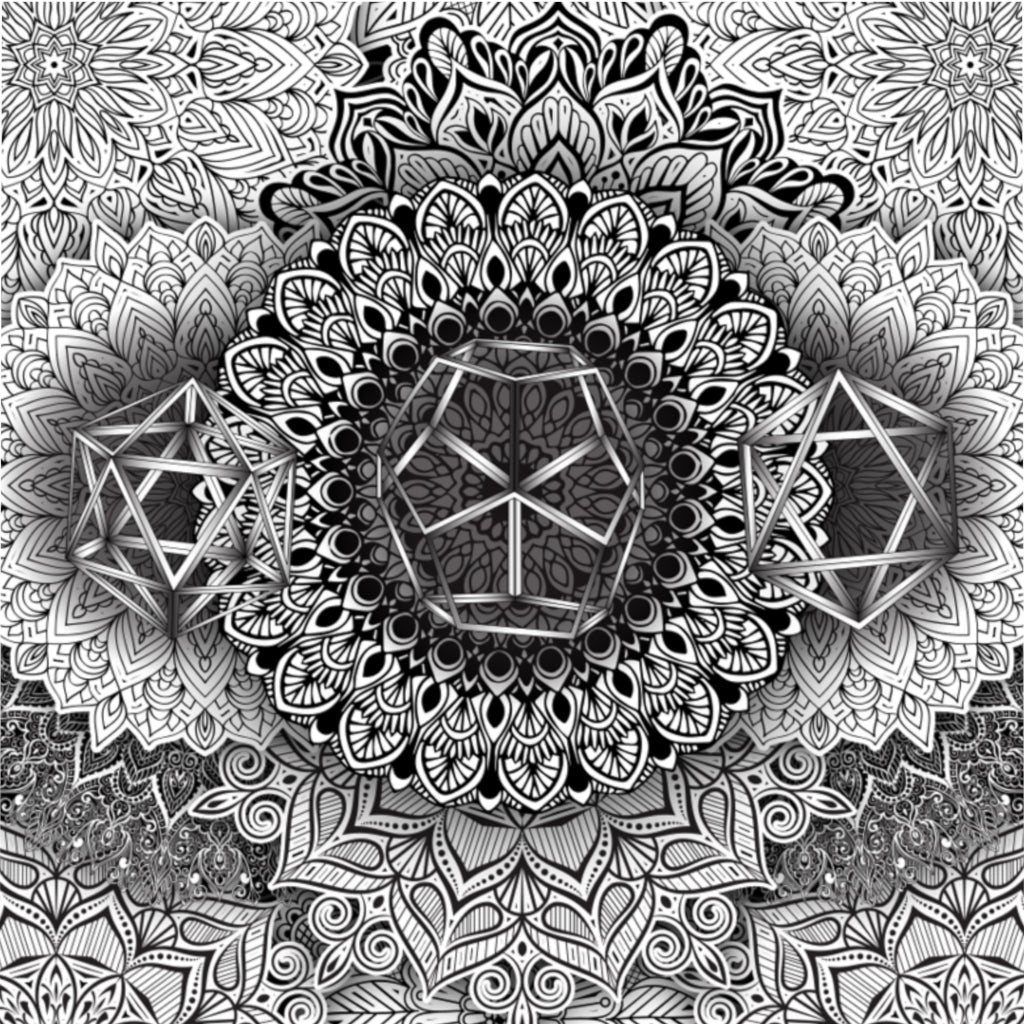 Mandala Bloom Microfiber Duvet Cover