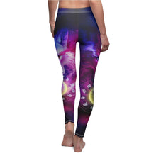Load image into Gallery viewer, Wolf galaxy and zodiac Women&#39;s Leggings
