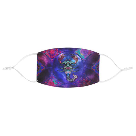 Horoscope Scorpio Fabric Face Mask