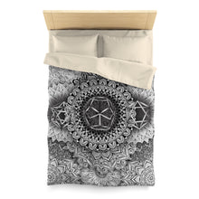 Load image into Gallery viewer, Mandala Bloom Microfiber Duvet Cover
