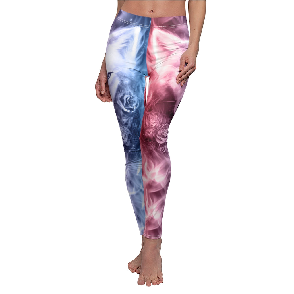 Wolf And Flower Women's Leggings