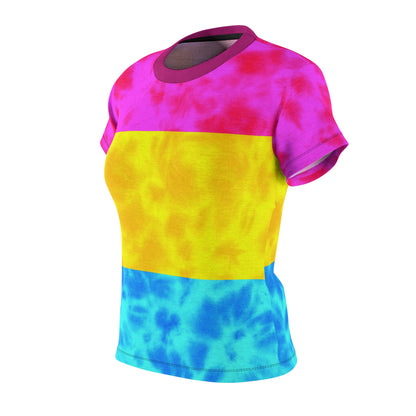 Pansexual Pride Flag Tie dye Women's T-Shirt