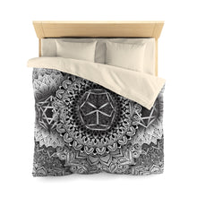 Load image into Gallery viewer, Mandala Bloom Microfiber Duvet Cover
