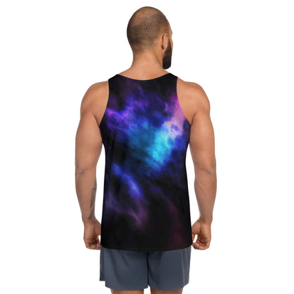 Wolf Moon Galaxy Unisex Tank Top