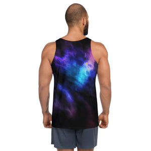 Wolf Moon Galaxy Unisex Tank Top