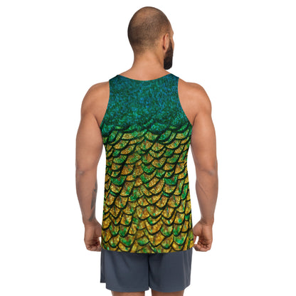 Peacock Feathers  Unisex Tank Top
