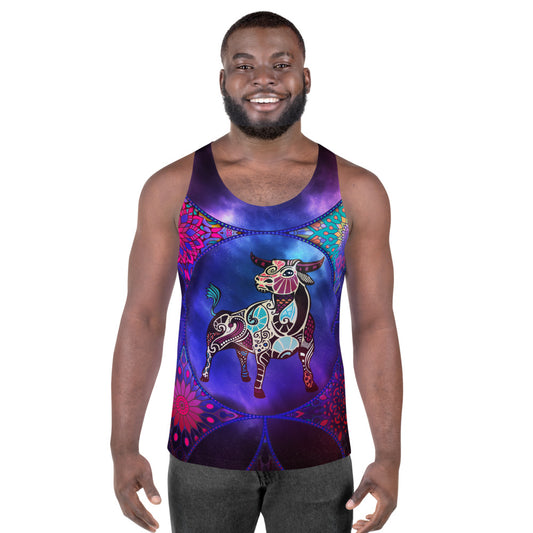 Horoscope Taurus Unisex Tank Top
