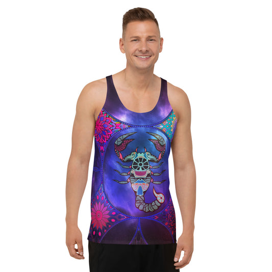 Horoscope Scorpio Unisex Tank Top