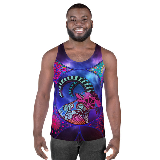 Horoscope Capricorn Unisex Tank Top