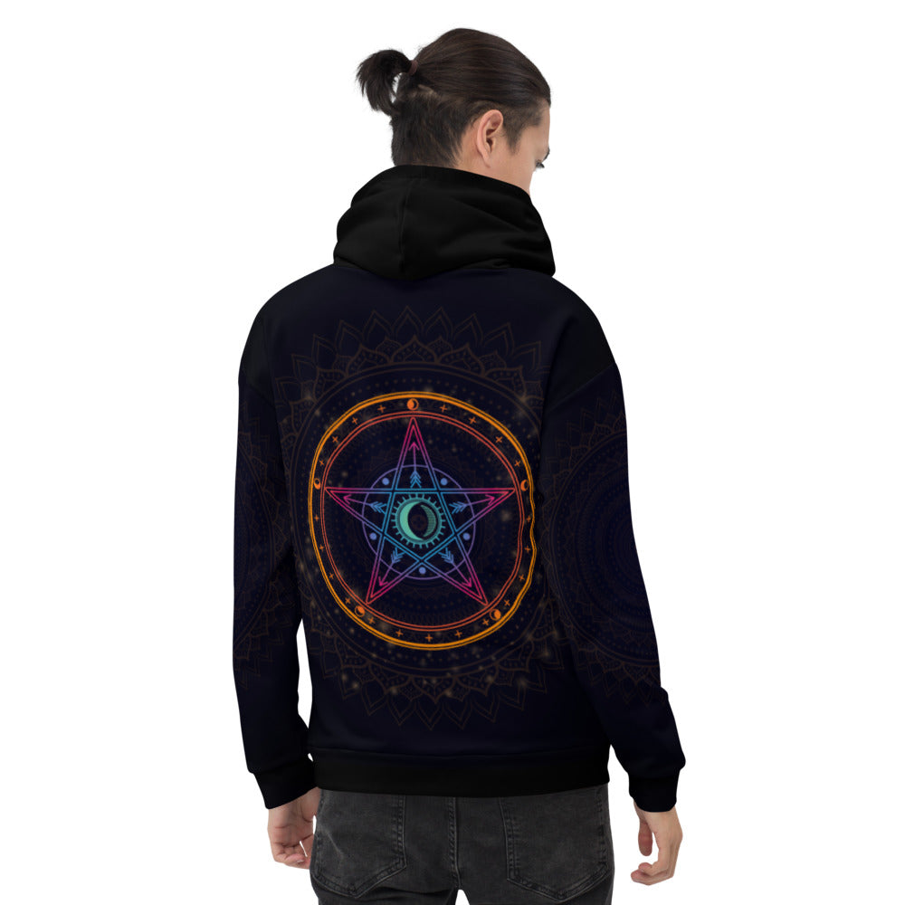 Meditating Human In Lotus Pose Unisex Hoodie