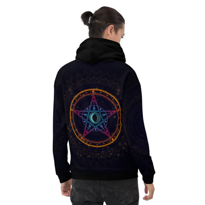 Meditating Human In Lotus Pose Unisex Hoodie
