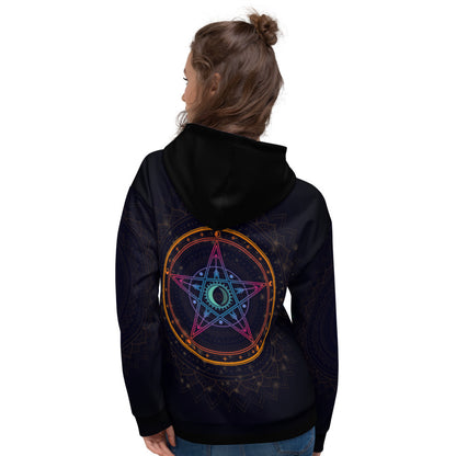 Meditating Human In Lotus Pose Unisex Hoodie