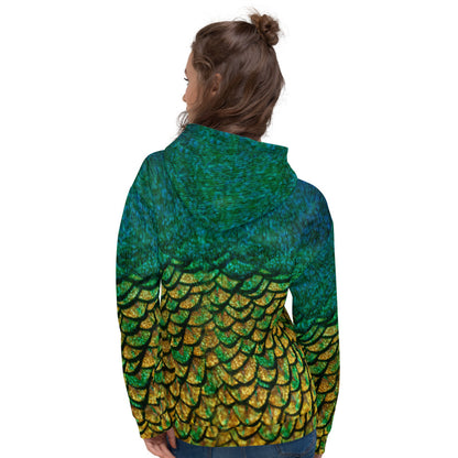 Peacock feathers Unisex Hoodie