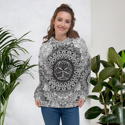 Mandala Bloom Unisex Hoodie