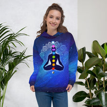 Load image into Gallery viewer, Colorful 9 Chakras Unisex Hoodie
