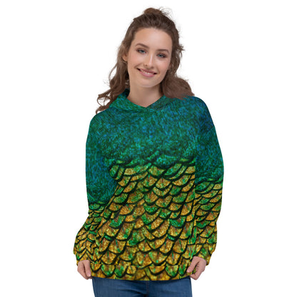 Peacock feathers Unisex Hoodie